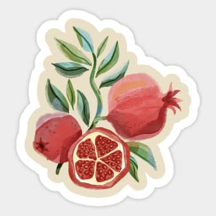 Pomegranates Sticker